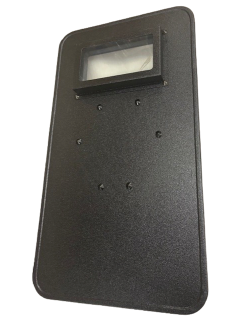 The Ambassador - Tactical Ballistic RIFLE Shield - XL View Port - 36''H x 20"L x .9W - NIJ III 3 (RIFLE Rated)