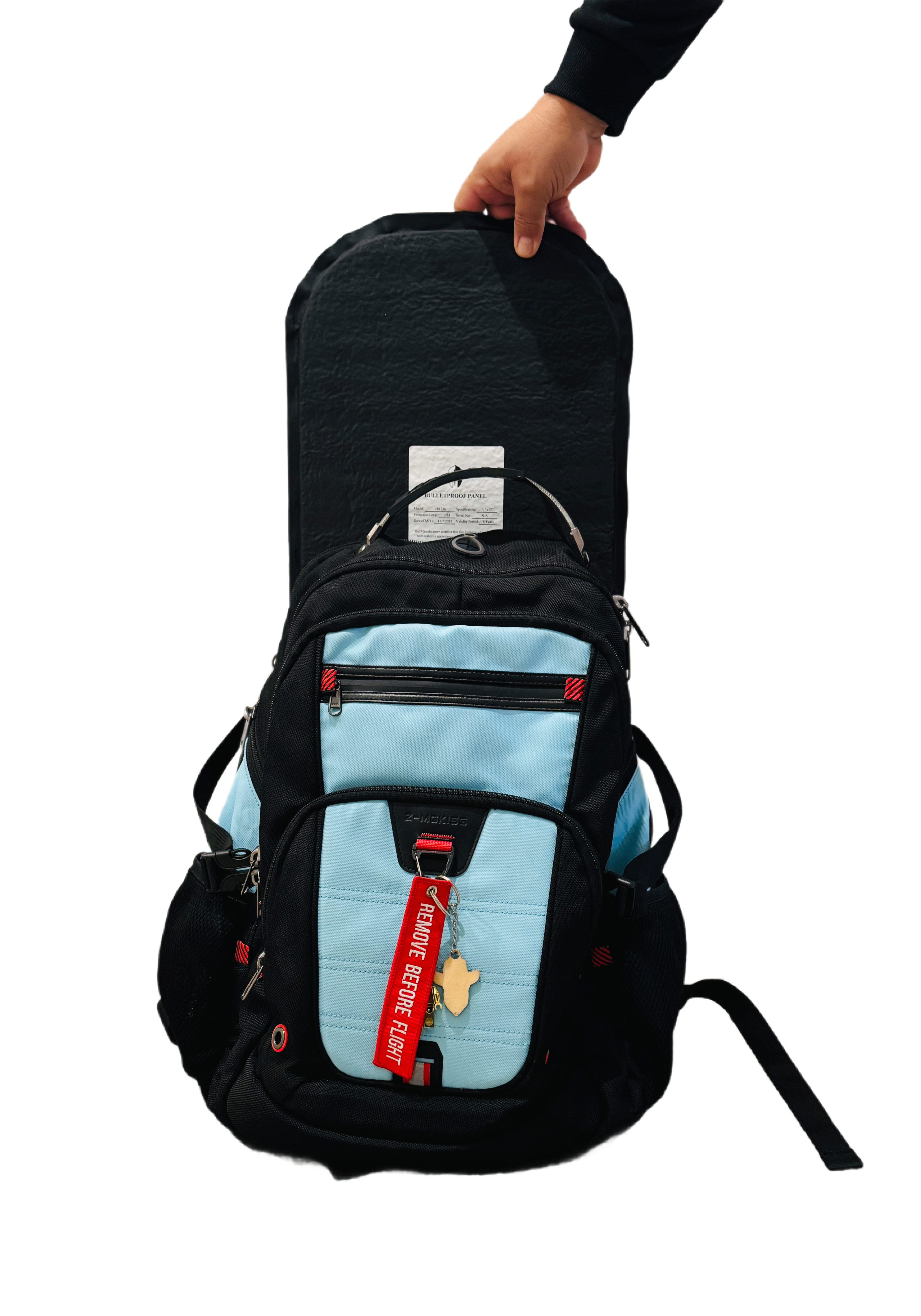 backpack laptop protection panel Ballistic Backpack Insert – GUERRACO Ballistics