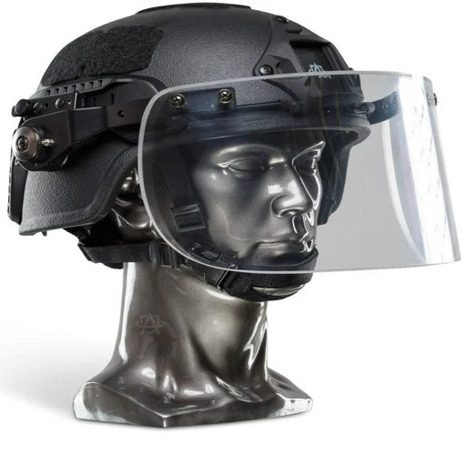 Ballistic Face Shield - NIJ 3A (pistol rounds) - Multi Hit capable