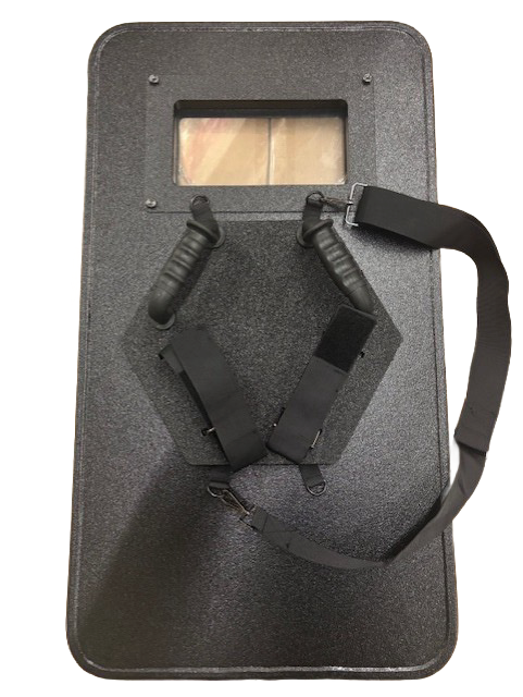 The Ambassador - Tactical Ballistic RIFLE Shield - XL View Port - 36''H x 20"L x .9W - NIJ III 3 (RIFLE Rated)