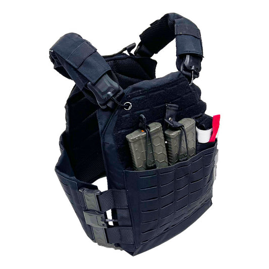 "Quick Release" Tactical Plate Carrier -with adjustable (ballistic-ready) Cummerbund
