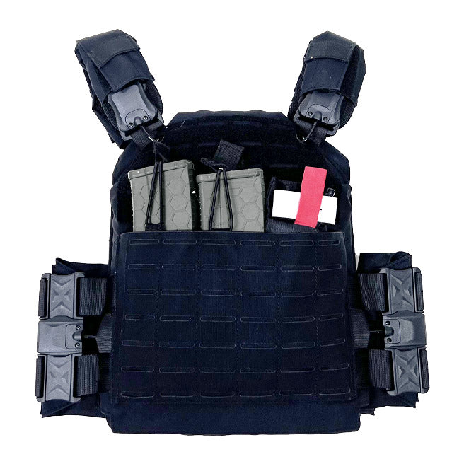 "Quick Release" Tactical Plate Carrier -with adjustable (ballistic-ready) Cummerbund