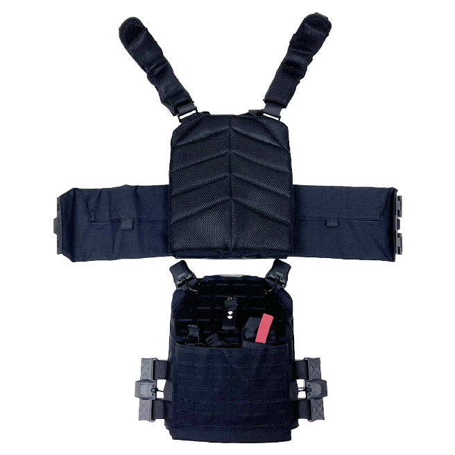 "Quick Release" Tactical Plate Carrier -with adjustable (ballistic-ready) Cummerbund