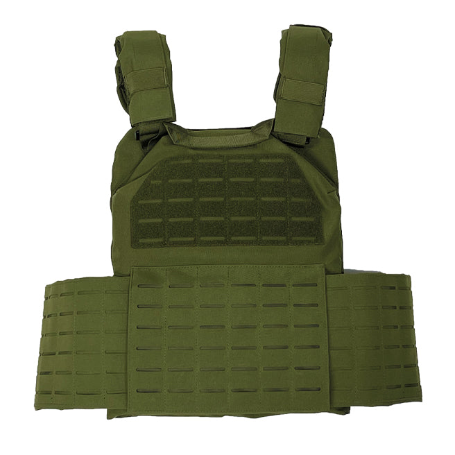 "Quick Release" Tactical Plate Carrier -with adjustable (ballistic-ready) Cummerbund