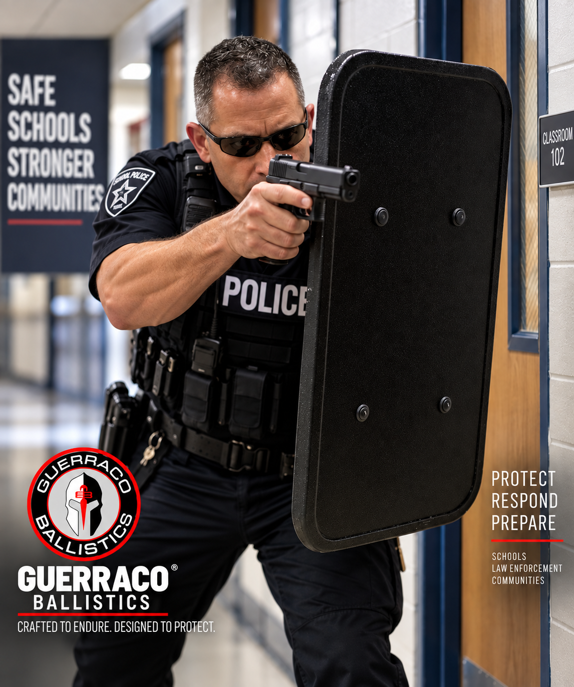 Tactical Arm Shield  (New Design) - Rifle Rated