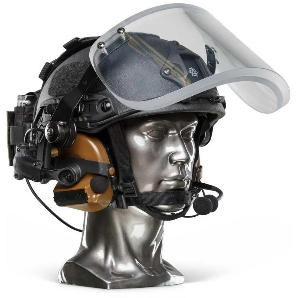 Ballistic Face Shield - NIJ 3A (pistol rounds) - Multi Hit capable