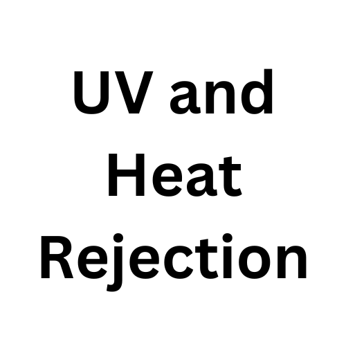 Security window film blocks UV rays and radiant heat