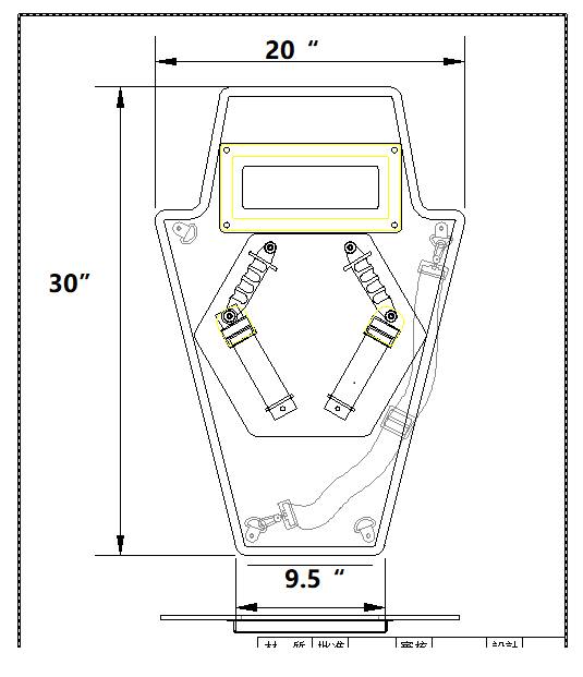 The Sanctifier - Tactical Ballistic Rifle Shield - 30''H x 20"L x .9W - NIJ III 3 (RIFLE Rated)